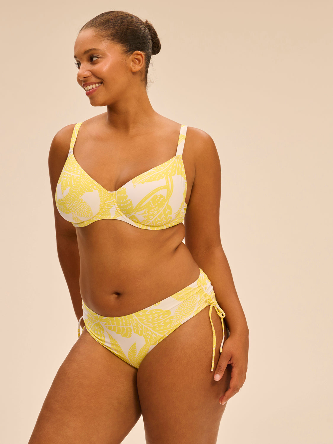 Cholypory Plumeria Print Underwired Bikini Top – Support & Style - Image 3